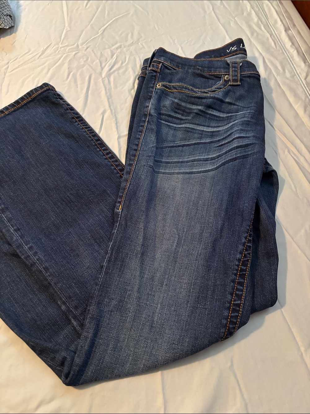 Victoria Secret Women's Dark Blue Stretch Bootcut Jeans